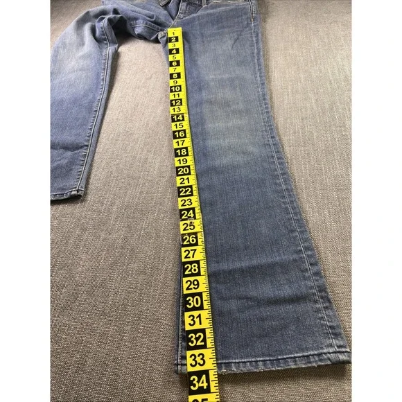 GAP 1969 Jeans Womens Size 8L Blue Perfect Bootcut Mid Rise Med Wash Denim 2007 - Picture 8 of 12